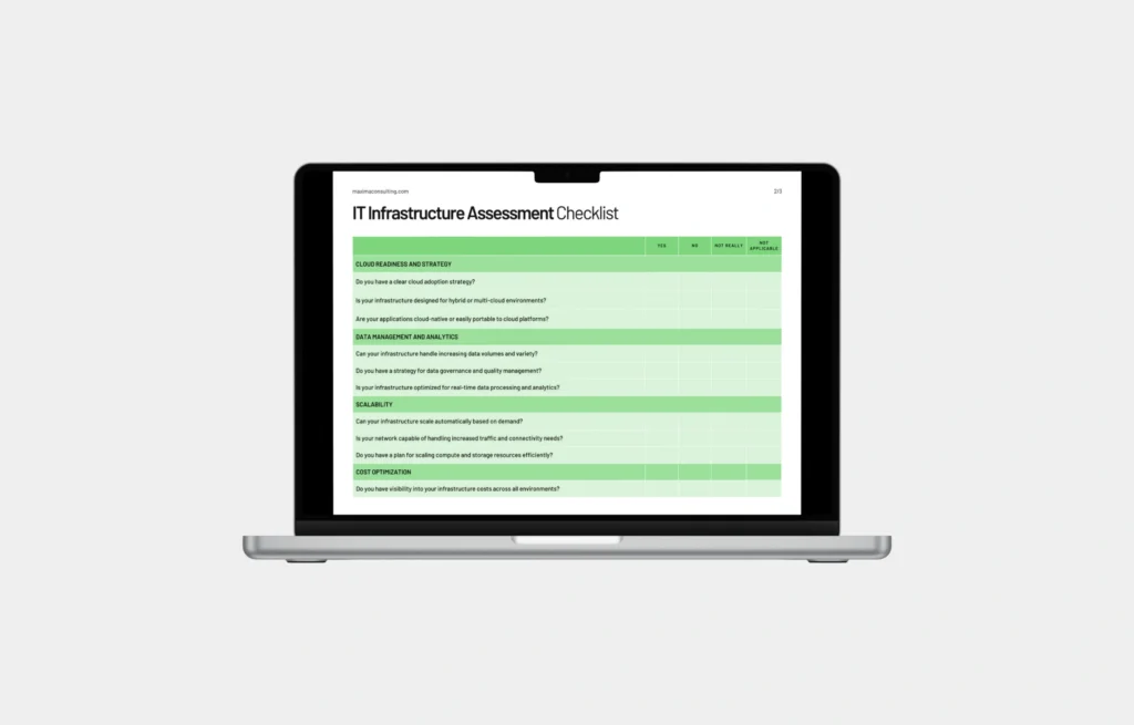 IT Infrastructure Checklist for Growing Businesses