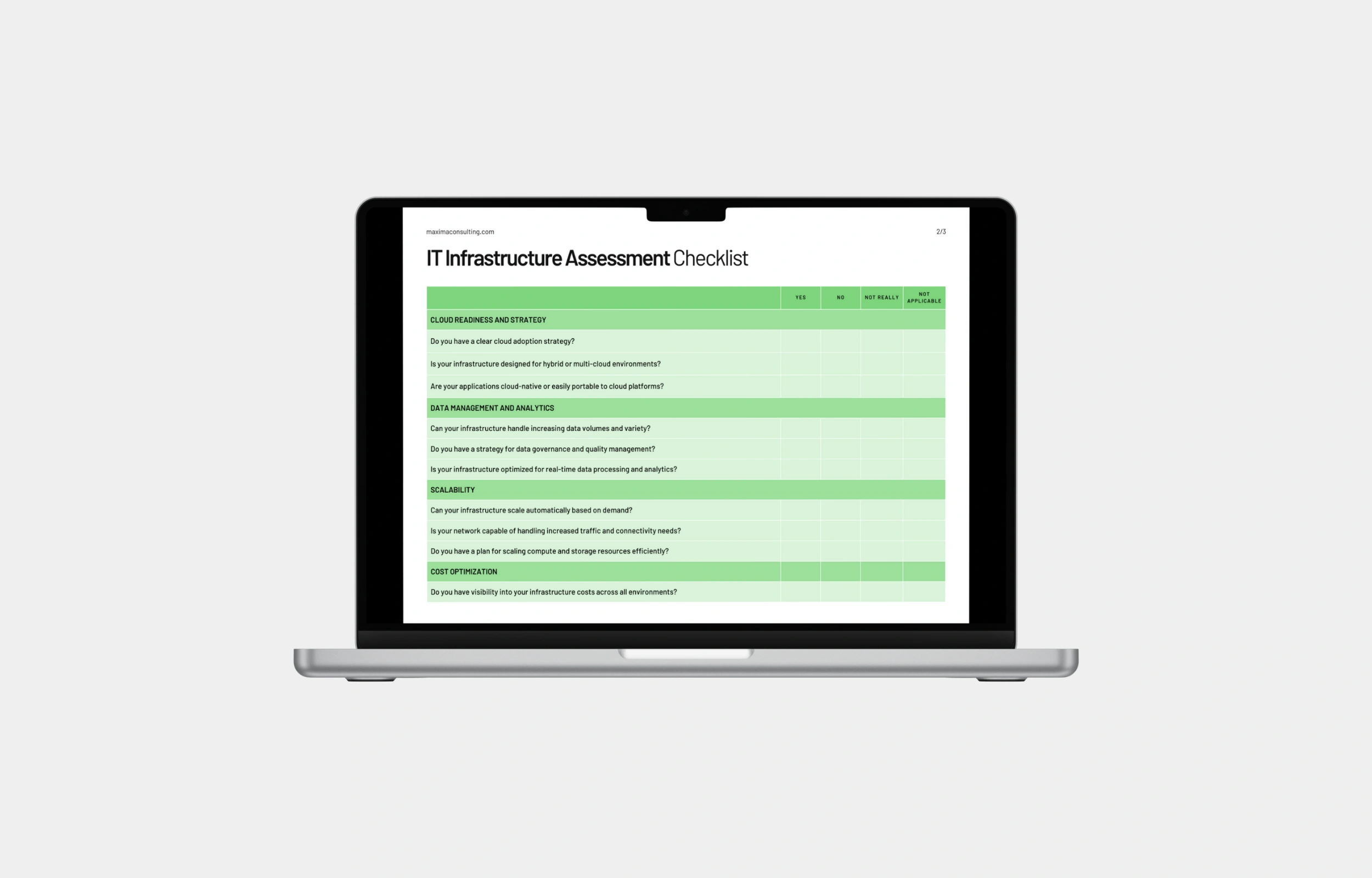 IT Infrastructure Checklist for Growing Businesses