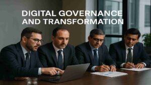 نموذج الحوكمة: لجان التحول الرقمي ومؤشرات المتابعة