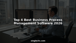 IT manager updating BPM workflow diagram