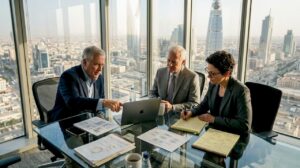 Executives in Riyadh collaborate on digital strategy