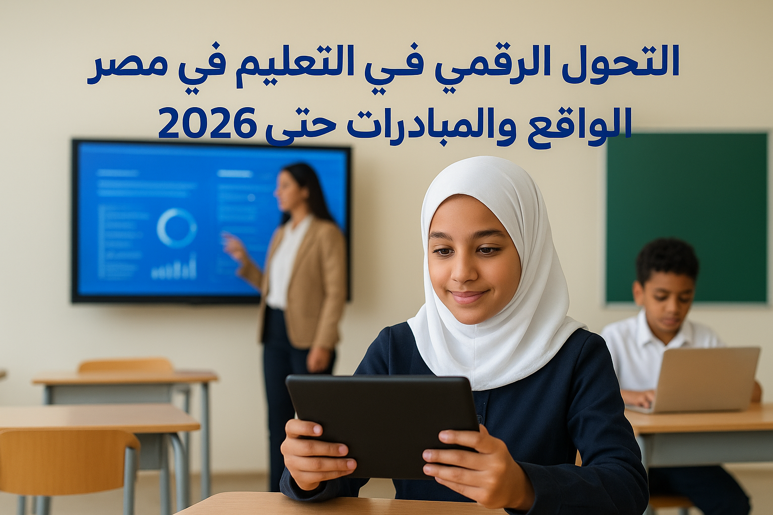 التحول الرقمي في التعليم في مصر: الواقع والمبادرات حتى 2026