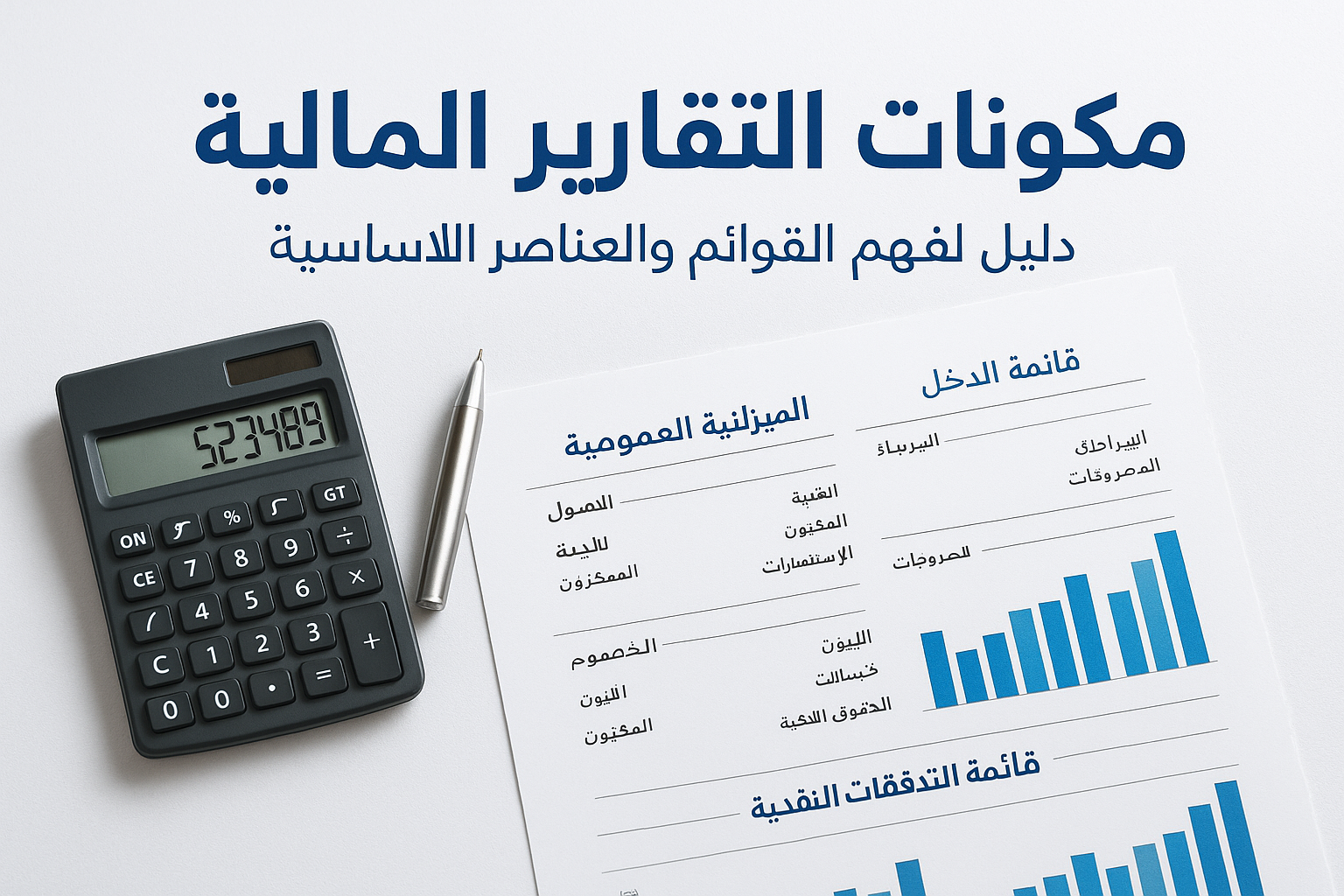 مكونات التقارير المالية: دليل لفهم القوائم والعناصر الأساسية