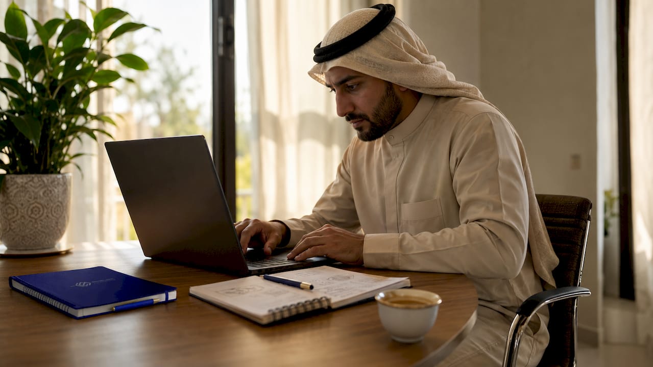 Saudi IT consultant working on Dynamics 365