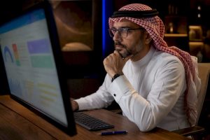IT manager reviewing Dynamics 365 license allocations