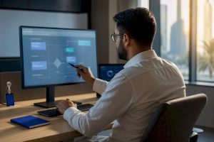 Engineer reviewing UAE PASS callback flow