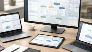 ربط الموافقات المالية متعددة الفروع مع ERP وCRM عبر BPM