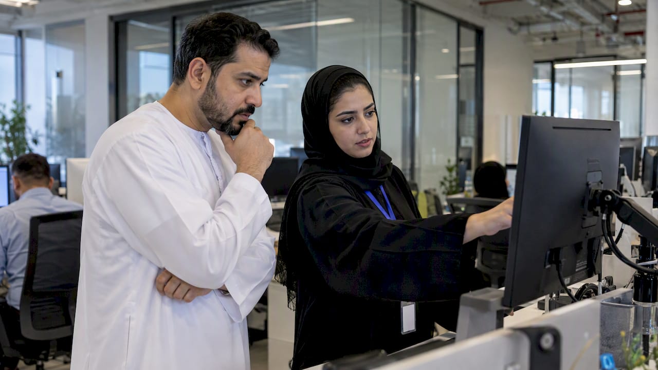 UAE team reviewing live workflow exception