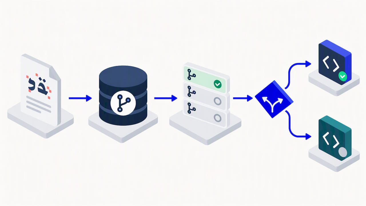 Upstream fix search and override decision flow