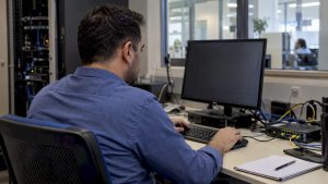 Engineer testing a Dynamics 365 payment integration