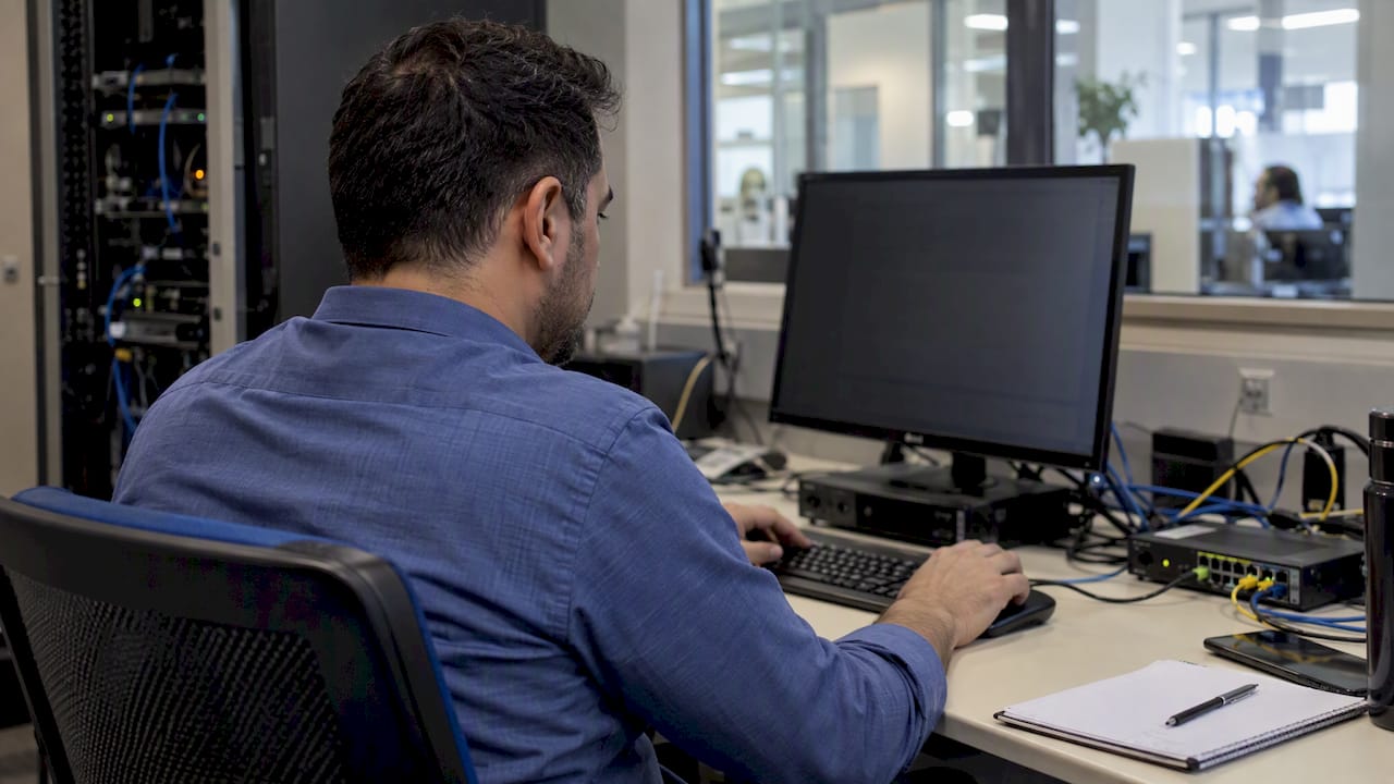 Engineer testing a Dynamics 365 payment integration