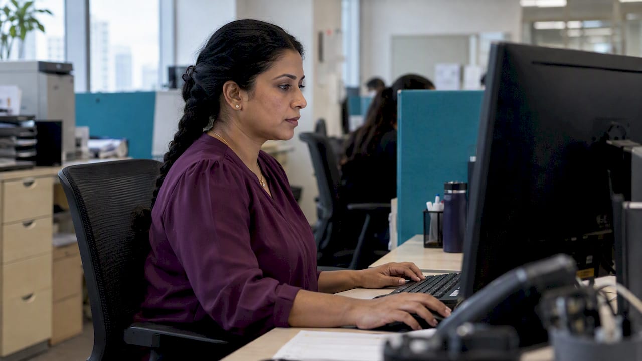 UAE claims analyst reviewing an insurance submission